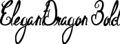 ElegantDragon Bold font - Elegant Dragon Bold.ttf