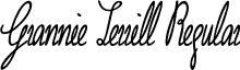 Grannie Terrill Regular font - Grannie Terrill.ttf