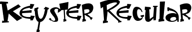 Keyster Regular font - design.graffiti.keyster.ttf