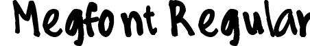 Megfont Regular font - MEGfont_by_megyster.ttf