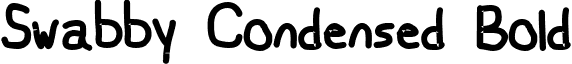 Swabby Condensed Bold font - SwabbyBold_Cond.ttf