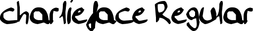 charlieface Regular font - Charlieface_by_Charlieface.ttf