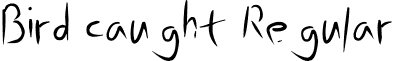 Bird caught Regular font - Typeface__Ichiwa__bird_caught_by_AntitimeTT.ttf