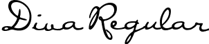 Diva Regular font - Diva.ttf