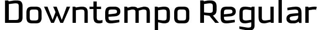 Downtempo Regular font - Downtempo-Medium.ttf