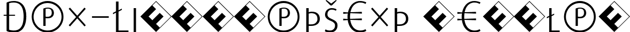 Dax-LightCapsExp Regular font - Dax-LightCapsExp.ttf