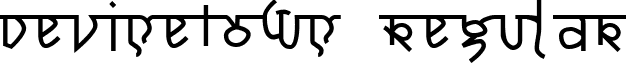 DevineTown Regular font - DevineTown-Linear.ttf