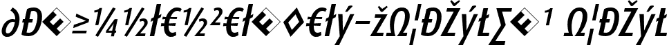 DaxCondensed-MediumItalicExp Italic font - DaxCondensed-MediumItalicExp.ttf