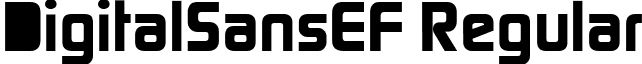 DigitalSansEF Regular font - DigitalSansEF-Bold.ttf