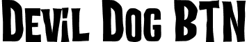 Devil Dog BTN font - Devil Dog BTN.ttf