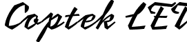 Coptek LET font - Coptek LET.ttf