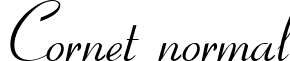 Cornet normal font - Cornet Regular.ttf