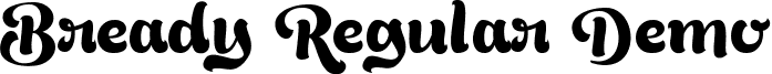 Bready Regular Demo font - Bready_Regular_Demo.ttf