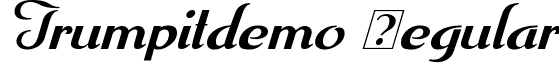 Trumpitdemo Regular font - Trumpit_demo.otf