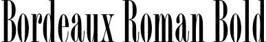 Bordeaux Roman Bold font - BordeauxRomanBoldPlain.otf
