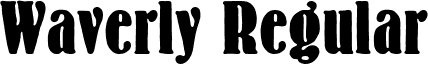 Waverly Regular font - Waverly Regular.ttf