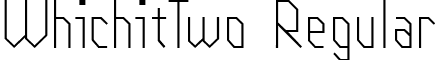 WhichitTwo Regular font - WhichitTwo.ttf