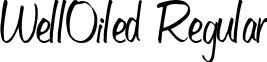 WellOiled Regular font - WellOiled Regular ttcon.ttf