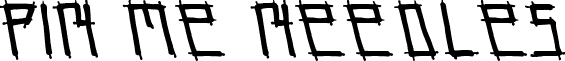 pin me needles font - pin_me_needles.ttf