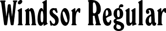 Windsor Regular font - Windsor Elongated BT.ttf