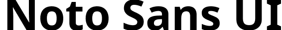 Noto Sans UI font - NotoSansUI-Bold.ttf