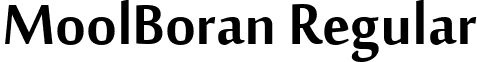 MoolBoran Regular font - moolbor.ttf