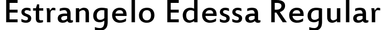 Estrangelo Edessa Regular font - estre.ttf