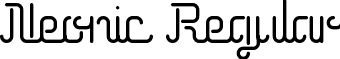 Neonic Regular font - neonic.ttf