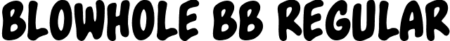 Blowhole BB Regular font - BlowholeBB.ttf