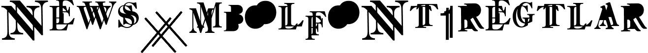 NewSymbolFont18 Regular font - NewSymbolFont18.ttf