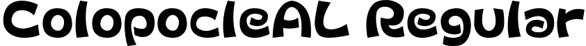 ColopocleAL Regular font - COLOA___.TTF