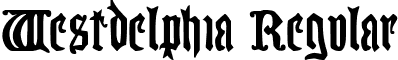 Westdelphia Regular font - westdelphia.ttf