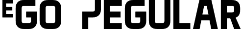 Ego Regular font - EGO_____.otf