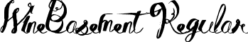 WineBasement Regular font - Winebasement.ttf