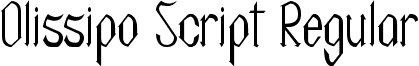 Olissipo Script Regular font - Olissipo_Script.ttf