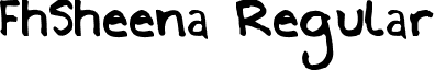 FhSheena Regular font - Fh_Sheena.ttf