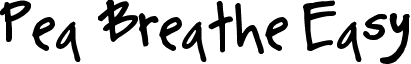 Pea Breathe Easy font - peabreatheeasy.ttf