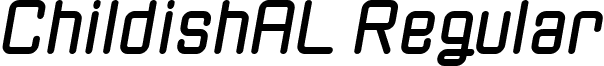 ChildishAL Regular font - CHILDISH_AL.TTF