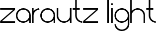 ZARAUTZ Light font - ZARAUTZ  Light.ttf