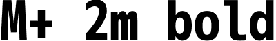 M+ 2m bold font - mplus-2m-bold.ttf