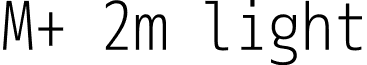 M+ 2m light font - mplus-2m-light.ttf