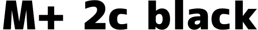 M+ 2c black font - mplus-2c-black.ttf