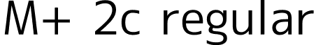 M+ 2c regular font - mplus-2c-regular.ttf