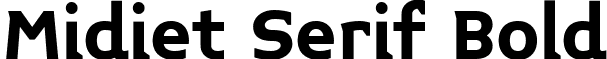 Midiet Serif Bold font - Midiet_Serif_Bold.ttf