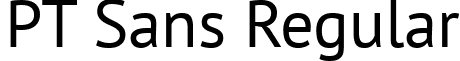 PT Sans Regular font - PT_Sans.ttf