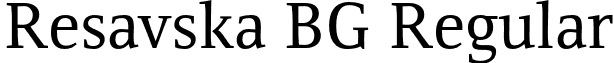Resavska BG Regular font - Resavska BG.otf