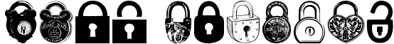 Lock Regular font - Lock.ttf