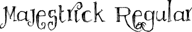 Majestrick Regular font - Majestrick.ttf