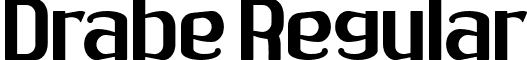 Drabe Regular font - Drabe.ttf