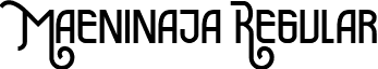 Maeninaja Regular font - Maeninaja.ttf